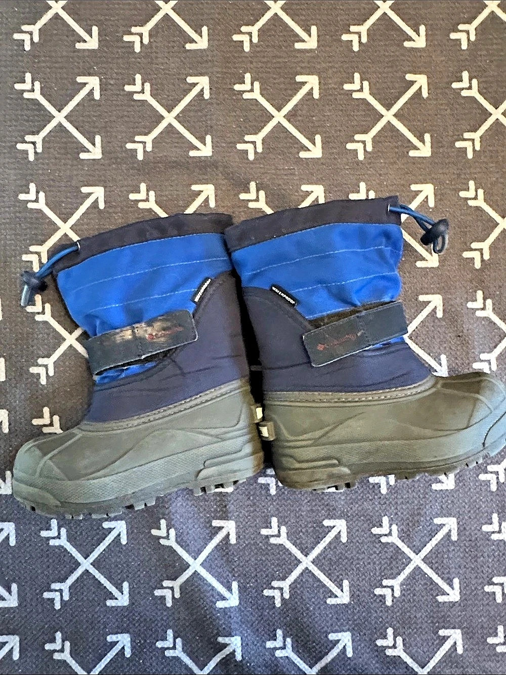 ColumbiaWaterproof Snow Boots Blue & Gray 10T
